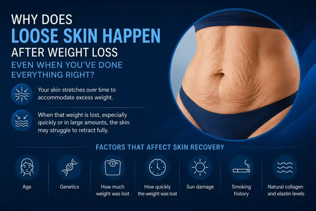 Why Does Loose Skin Happen After Weight Loss Even When You’ve Done Everything Right Leeds?